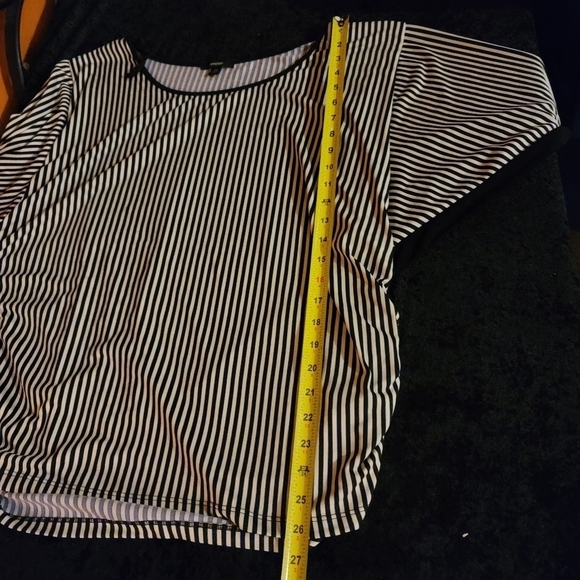 EXPRESSO Women's Striped 3/4 Sleeve Pullover Shirt - Picture 11 of 12